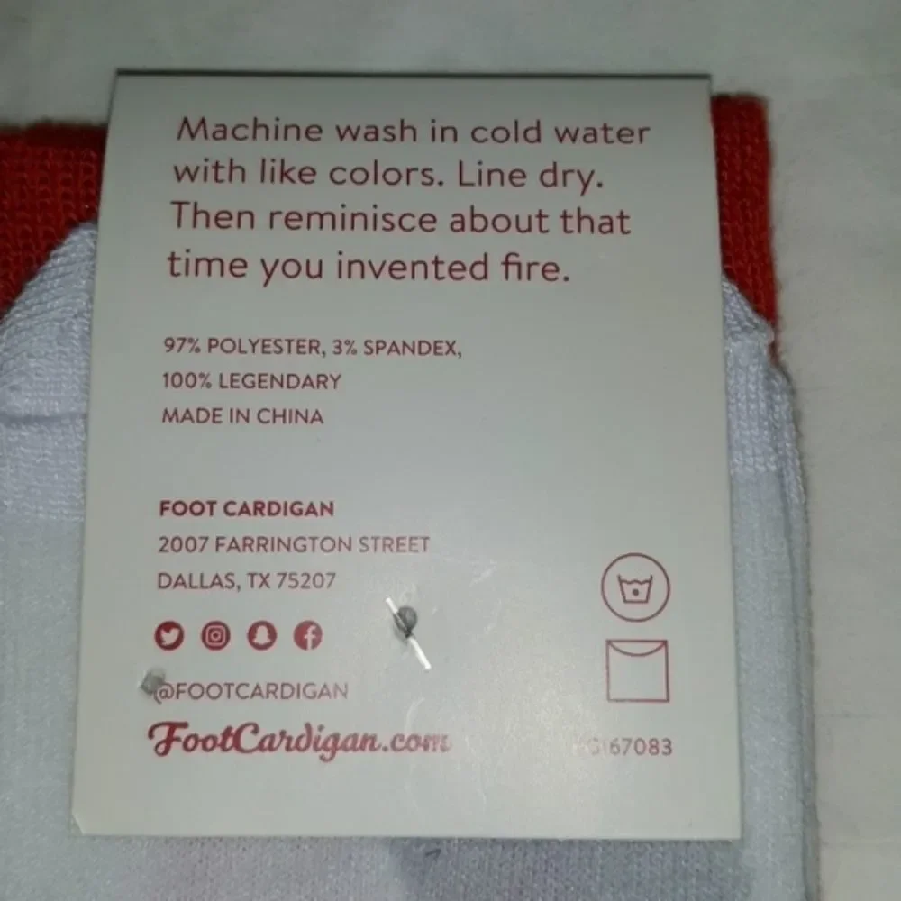 Foot Cardigan/Old Spice Socks for Manly Man Feet‎